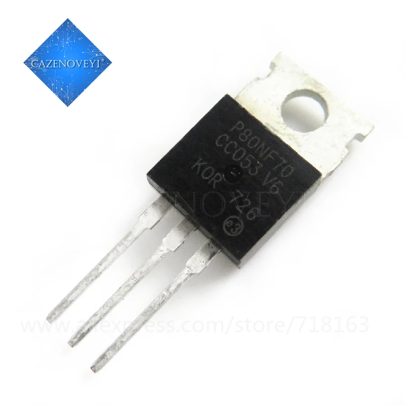 10 шт. / Лот STP80NF70 P80NF70 80NF70 TO-220 в наличии | Электронные компоненты и принадлежности