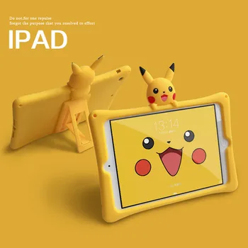 

Lovely Silicone Stand Case for Tablets Ipad Mini 1 2 3 4 5 Air 2 3 Pro 10.5 Cartoon Protective Cover for Ipad 2 3 4 2017 18 9.7