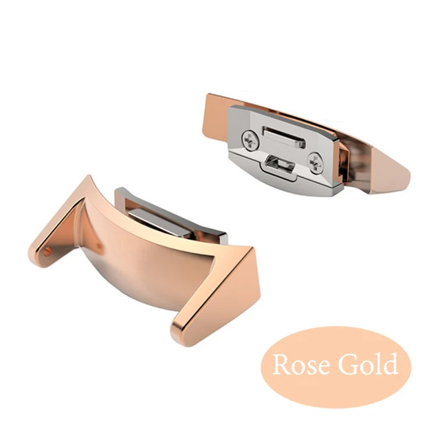 Adapter for Samsung Gear S2 RM-720 metal watchband connector Replaceable Connector Adapter Connect 20mm For Samsung Watch strap rose gold