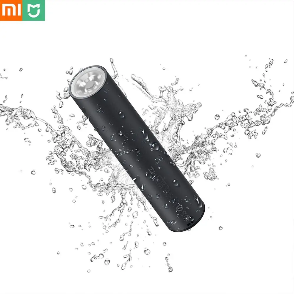 Внешний мини-аккумулятор Xiaomi MI LPB02 5000 мАч со светодиодным фонариком 18 Вт QC3.0