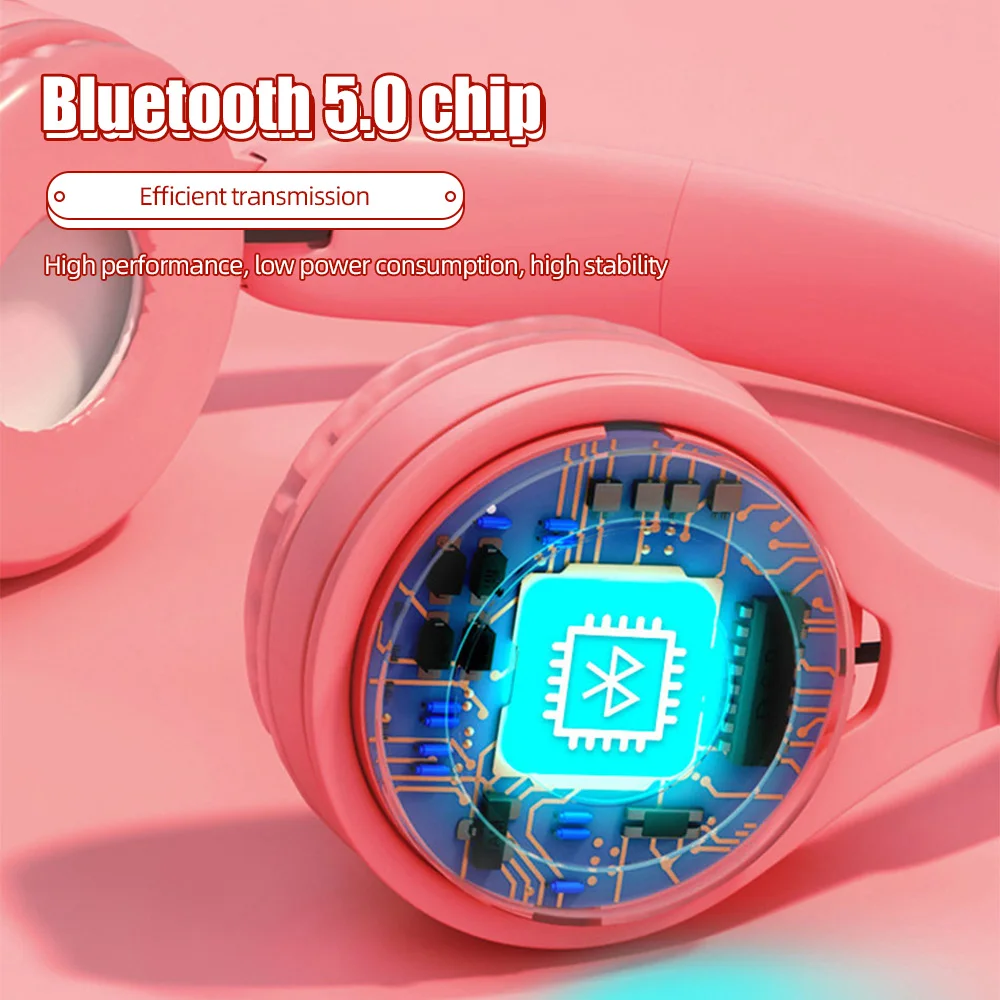  ACCEZZ 2020 Bluetooth Headphones Wireless Active Noise Cancelling Headphone 5 0 3D Bass Stereo Gaming Headset with Mic TF Card