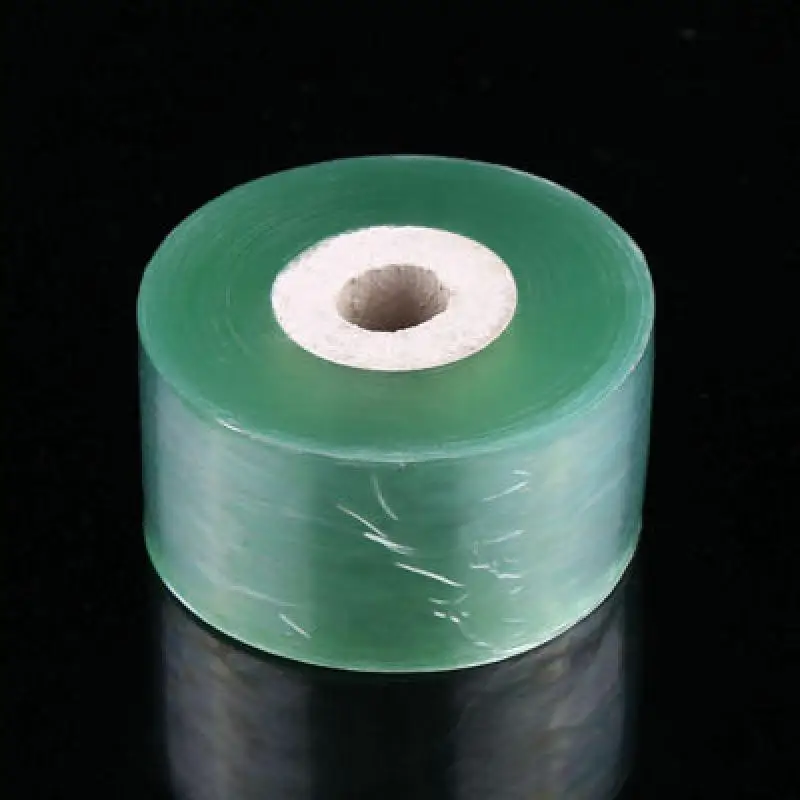 200M*2.5cm Nursery Grafting Tape Roll Stretchable Self-adhesive Degradable  White