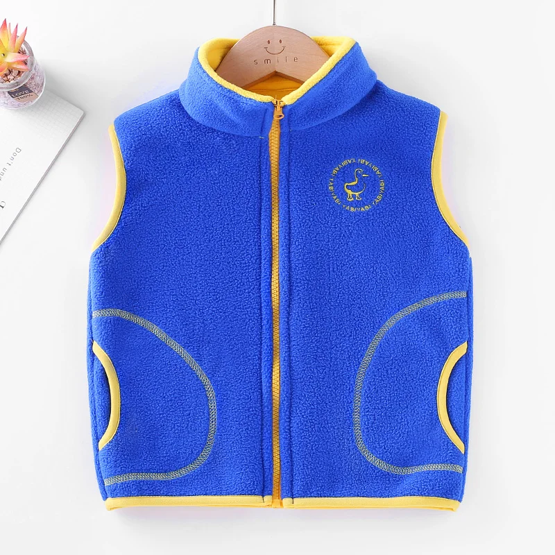 Autumn Winter Children Tops Clothes Jackets 2-11T Candy Colors Toddler Waistcoats Boys Girls Casual Kids Hooded Vest
