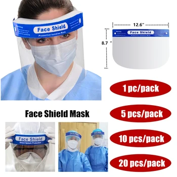 

Protective Isolation Face Shield Mask Full Face Transparent Protective Mask Anti-Splash Anti-fog Full Face Shield Safety Mask