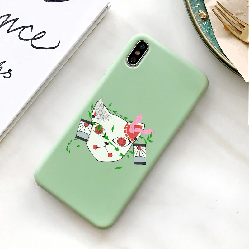 Nezuko Kamado Chibi Kimetsu No Yaiba чехол для телефона прозрачный мягкий Tpu чехол для iPhone 6S 6 7 8 Plus X Xs Max Xr силиконовый чехол для телефона - Цвет: 112
