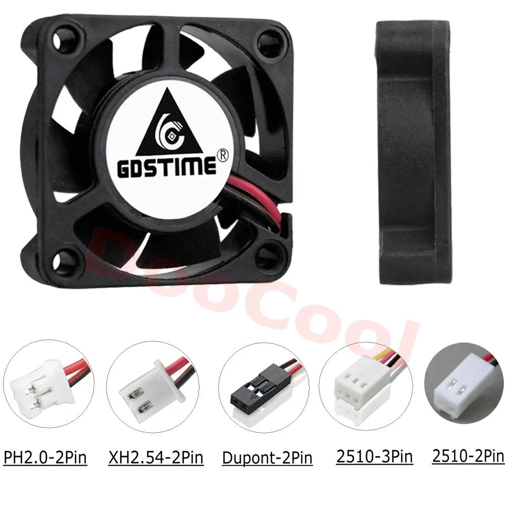 10 шт. в партии кулер 40x40x10 мм 4010 2Pin 3Pin Dupont USB 5 12 В 24 40 4 см чехол для компьютера