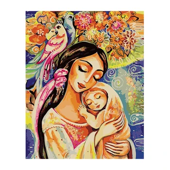 

DIY digital painting for beginners, household items, adult canvas and oil painting set, with brush, paint, (40×50cm)