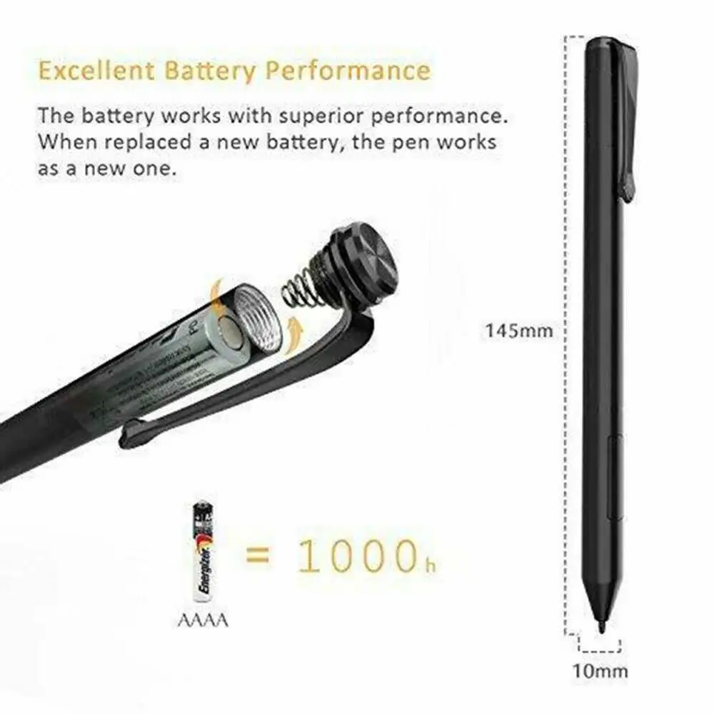 

Pressure Sensitive Stylus For Microsoft Surface Go Pro5/4/3/Book Stylus Pen 4096 Pressure Sensitive Pen