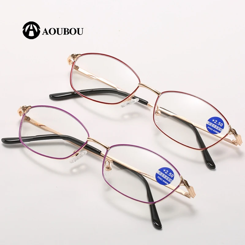 Color Frame For Women 360 Degree Ring Focus Okulary Do Czytania Look Far  And Near Oculos De Grau Feminino Reading Glasses Gafas - AliExpress