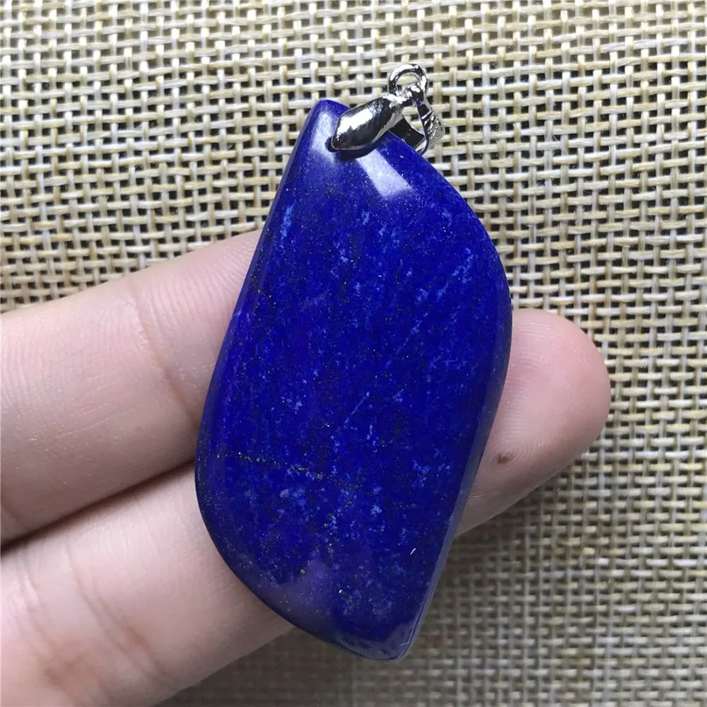 Натуральный Королевский синий Lapis Lazuli кулон для женщин Для мужчин камень лошадиный глаз 46x22x6 мм бусы колье с целебным кулоном кулон ювелирные изделия AAAAA