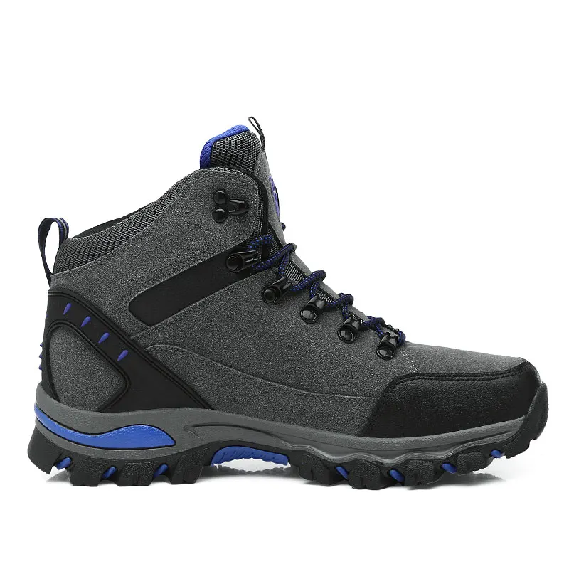 Ботинки мужские зимние высокие дышащие теплые легкие резиновая Уличная обувь