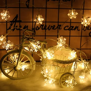 

Christmas lights, 19.7ft / 6m star string lights 40 LED lights for Christmas parties home lighting fixtures for home lamps#p3