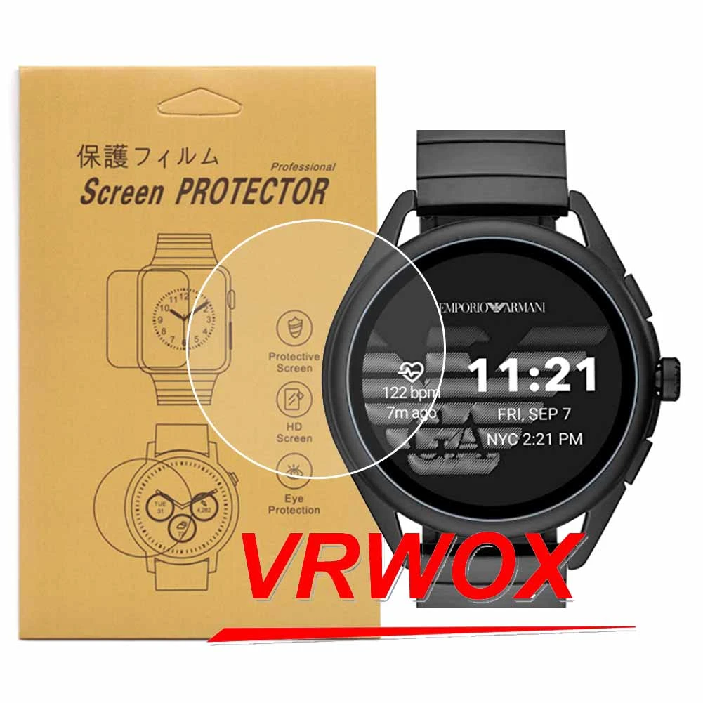 3 Pcs Protector For Armani Smartwatch 3 ART5020 ART5021 ART5022 ART5023  ART5024 ART5025 ART5026 5027 TPU Nano Screen Protector|Screen Protectors| -  AliExpress