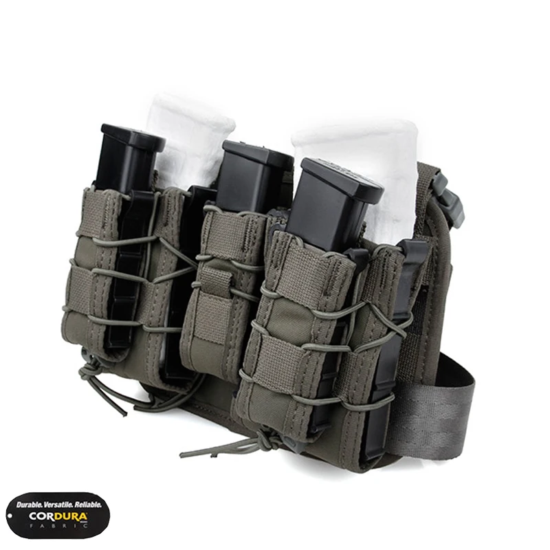 

TMC Tactical Leg Holster MOLLE Mag Pouch Panel Set Magazine Holder Detachable Mag Carrier 2013