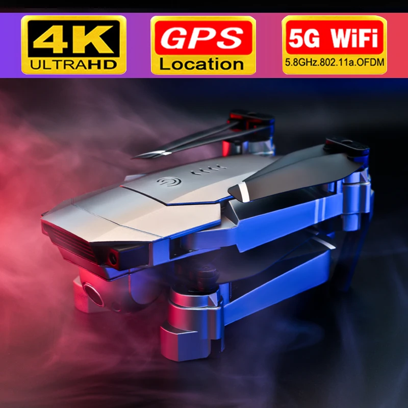 

LAUMOX SG907 GPS Drone with 4K HD Adjustment Camera Wide Angle 5G WIFI FPV RC Quadcopter Professional Foldable Drones E520S E58