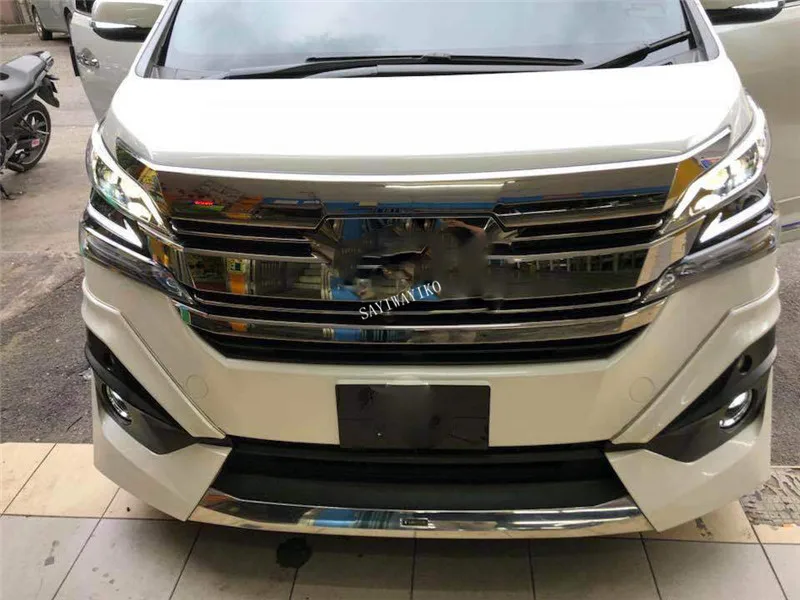 2 шт. светодиодный дневной свет для Toyota Vellfire 30 с бегущими сиганлами 12 В светодиодный автомобильный DRL дневные ходовые огни противотуманные фары