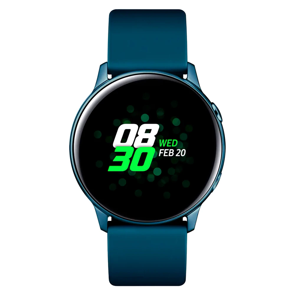 Синий Часы смарт Samsung Galaxy Watch Active - Цвет: Синий
