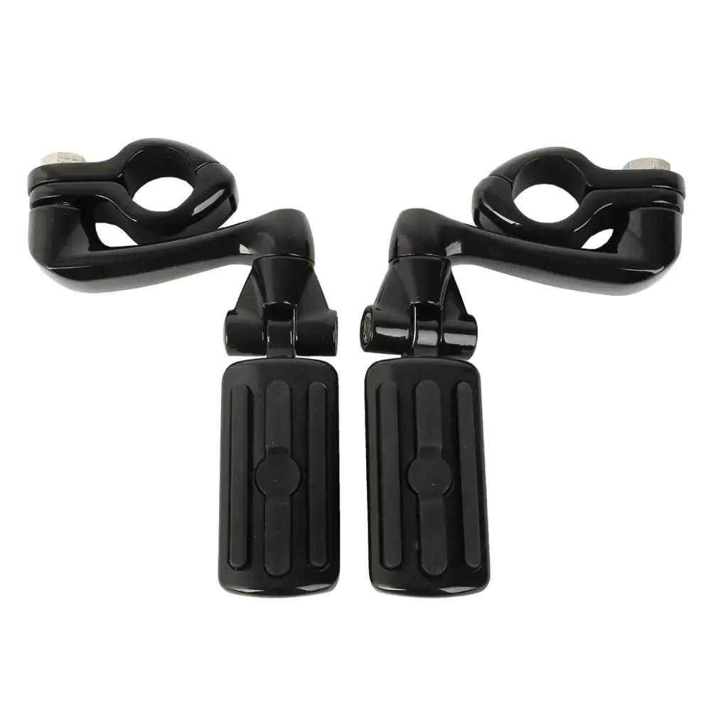 

Motocycle 1.25" Engine Guard Highway Male Mount Foot Pegs For Harley Touring