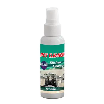 

100ML Pot Cleaner Stainless Steel Kitchenware Cleaning Gent ​quickly Removes Stains Grease For Refrigerators Grease Oven Grill