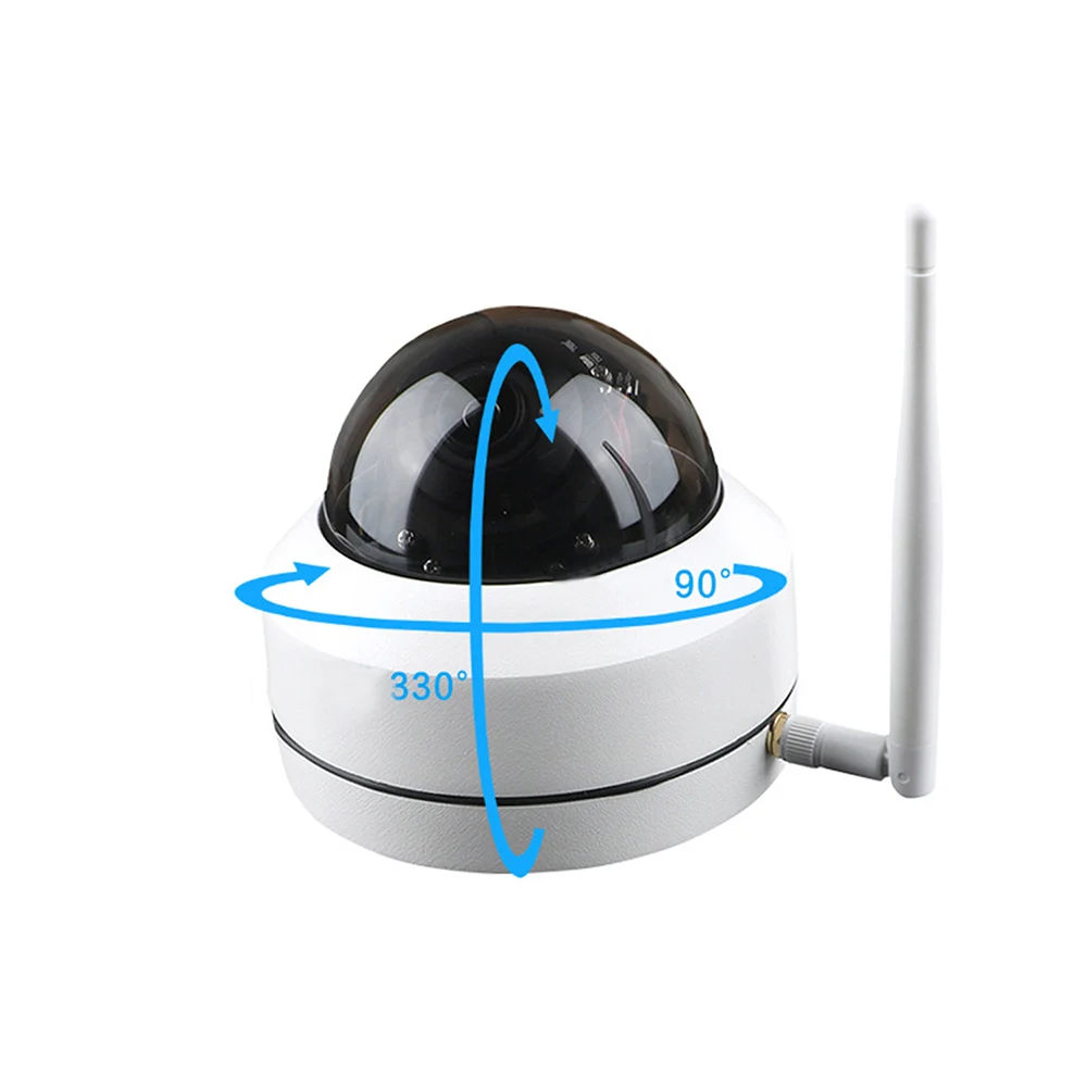 2," 2MP WiFi камера мини PTZ купольная камера 1080P инфракрасная ночная версия видеокамеры для внутреннего наружного видеонаблюдения купольная камера