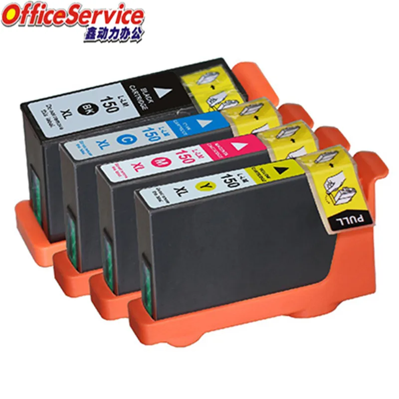 Pacco Da 5 Cartucce Inchiostro Nero Compatibili 150XL Per Lexmark