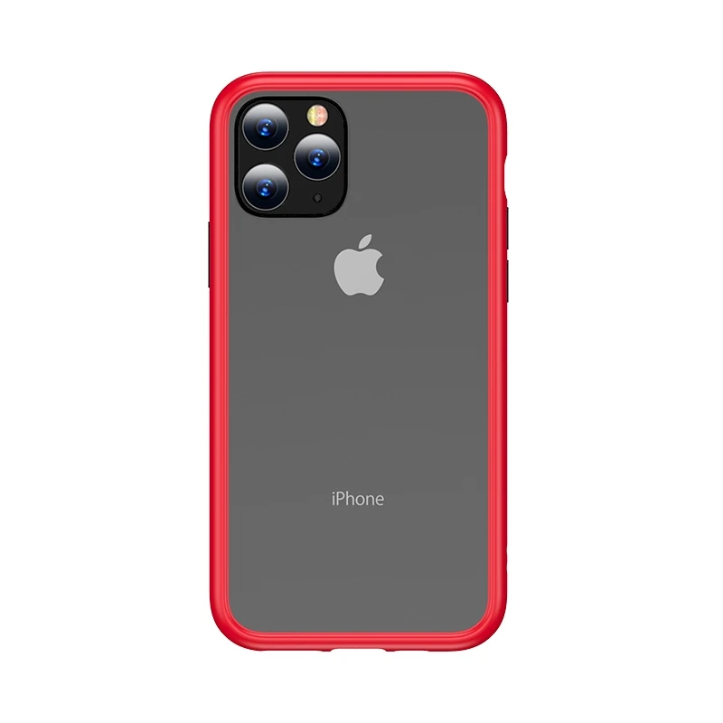 Ударопрочный ТПУ+ PC чехол для iPhone 11/iPhone 11 Pro/iPhone 11 Max TOTUDESIGN Gingle Series - Цвет: Красный