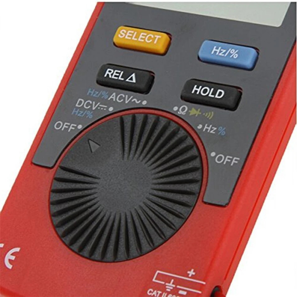 UNI-T UT120A Цифровой мультиметр карманный размер AC/DC Напряжение Ток Сопротивление Емкость Частота тестер