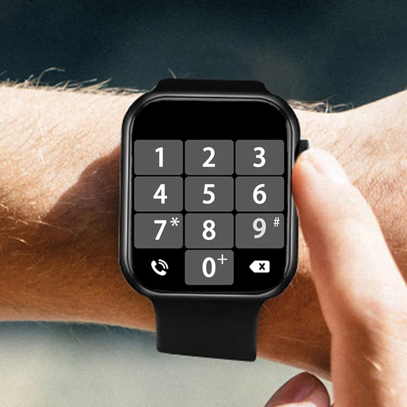 CHYCET 2021 Smart Watch Men Women Play Music Fitness Tracker Heart Rate/Blood Pressure Monitor Sport IWO Smartwatch Watches W26