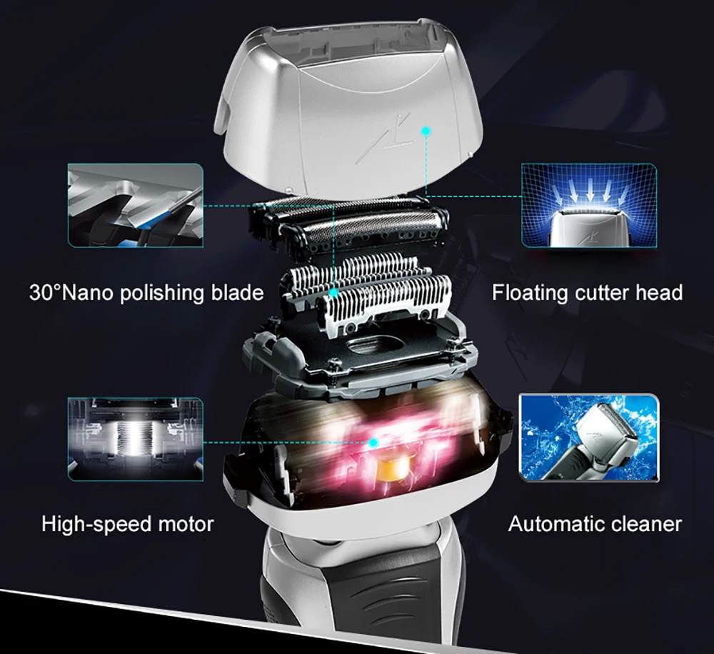 Panasonic ES-LT72 электробритва Высокоскоростной магнитный подвесной двигатель привод 13000 об/мин с автоматическим очистителем