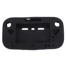 Soft Silicone Full Body Protector For Wii U Gel Case Cover Skin Shell for Nintend WiiU Gamepad Controller