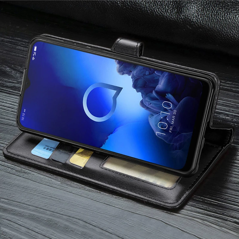 Для Alcatel 3X2019 Чехол Флип Роскошный кожаный бумажник Магнитная адсорбционная Крышка для Alcatel3X 3 X 5048U 5048Y чехол для телефона s