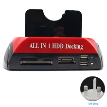 Паяльная станция для жесткого диска док-станция USB 3,0 держатель все в одном ПК корпус для жесткого диска база с устройство для чтения карт памяти слот для IDE/SATA жесткий диск