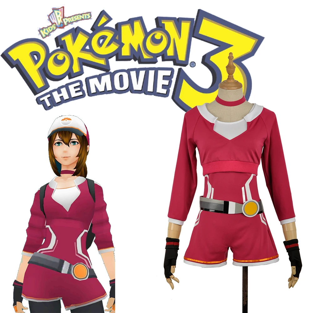 Костюм для косплея «Pokemon Go Red Team Valor»; Униформа на Хэллоуин; полный комплект на заказ