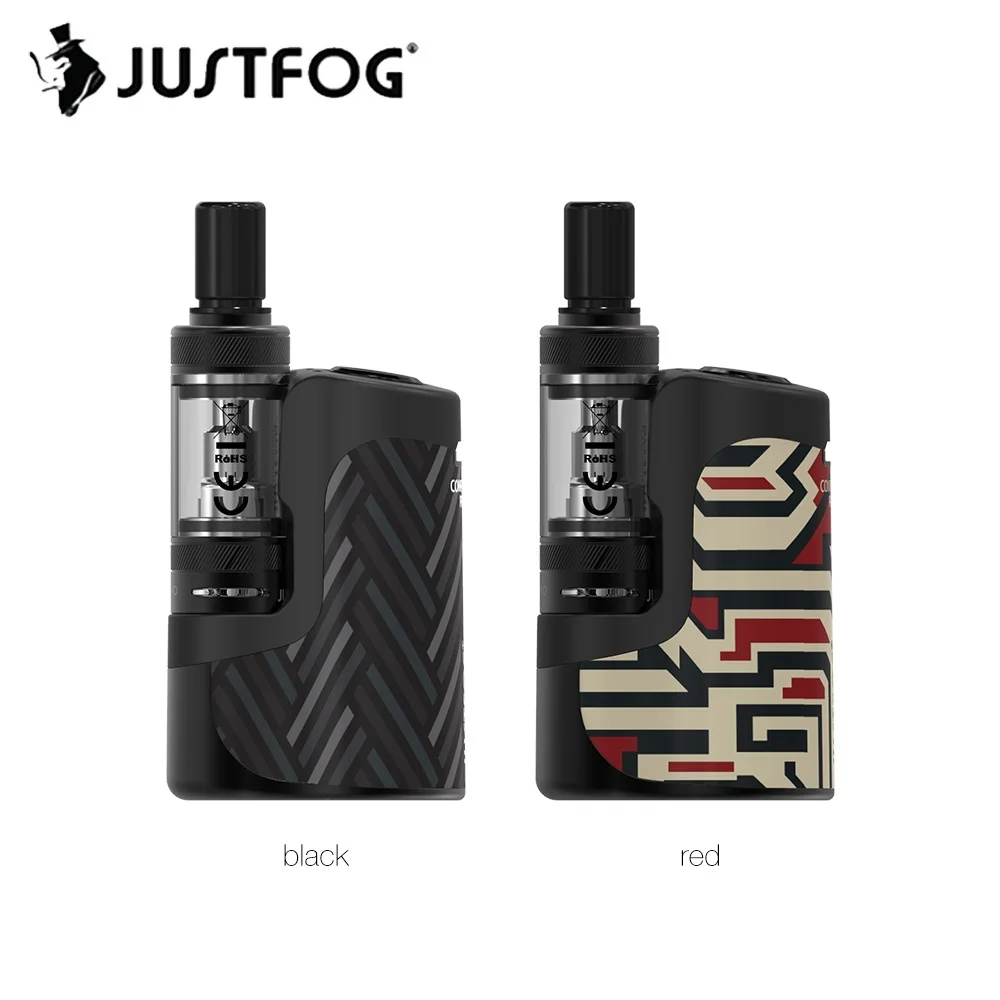Tanie Oryginalny zestaw JUSTFOG Compact 16 z baterią 1400mAh i atomizerem 1.9ml 3 poziomy zmienny zestaw do e papierosa vs Justfog Q16 Vinci X