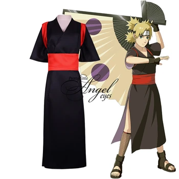 

Anime Naruto Temari Costume Cosplay Halloween Party Full kimono Shoes Custom Made