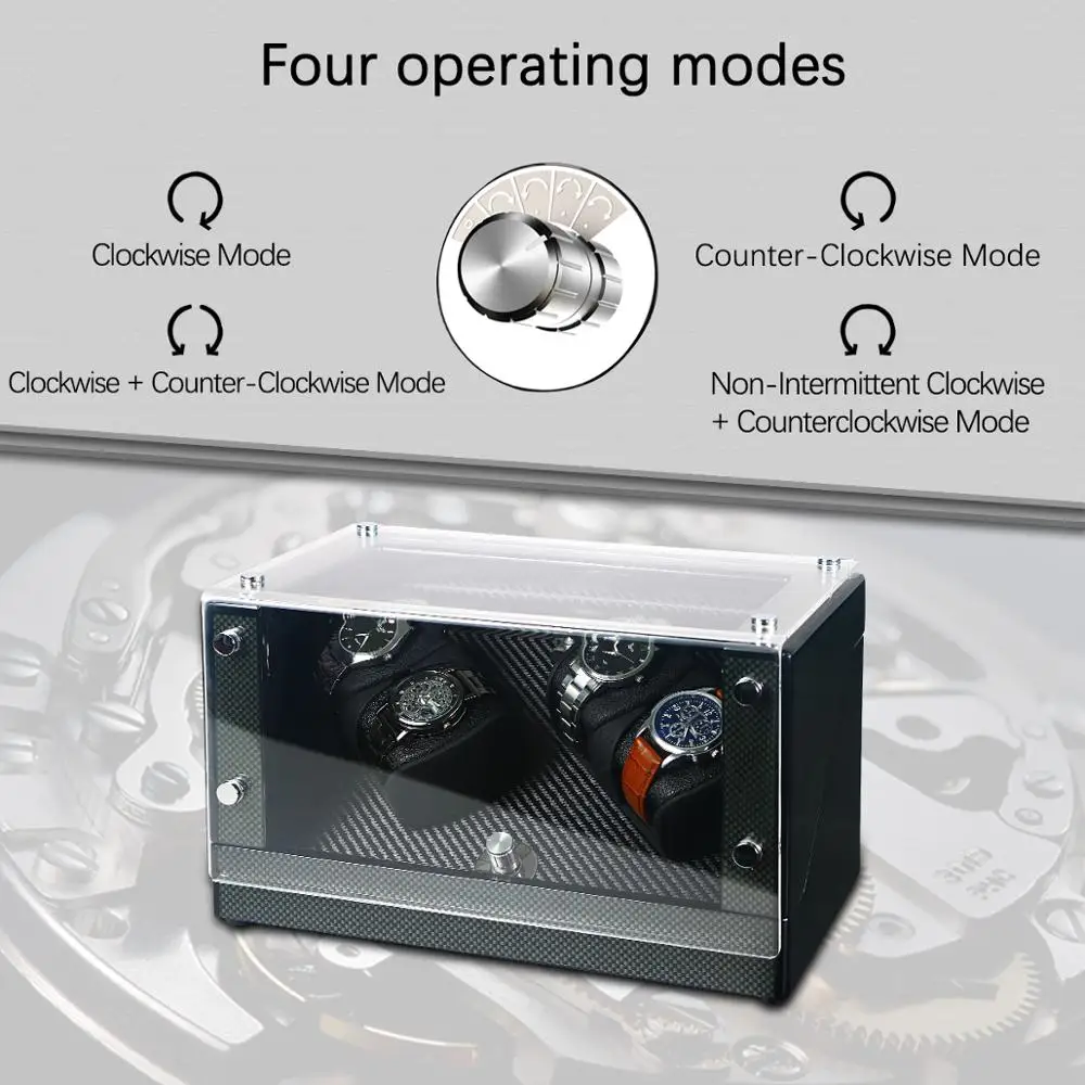Часы Winder Box механические Автоматические часы дисплей для роскошных мужчин часы