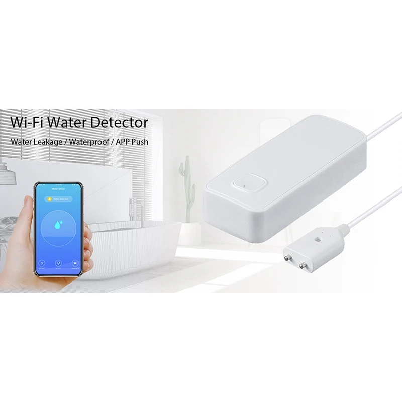 Wifi датчик утечки воды детектор уровня утечки воды датчик сигнализации умный дом работает с Alexa Google Home Ifttt