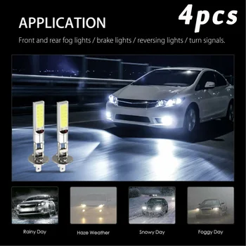 

6000LM LED Headlight 12V DC 6000K Parts Accessories H1 100W Lamp Bulbs
