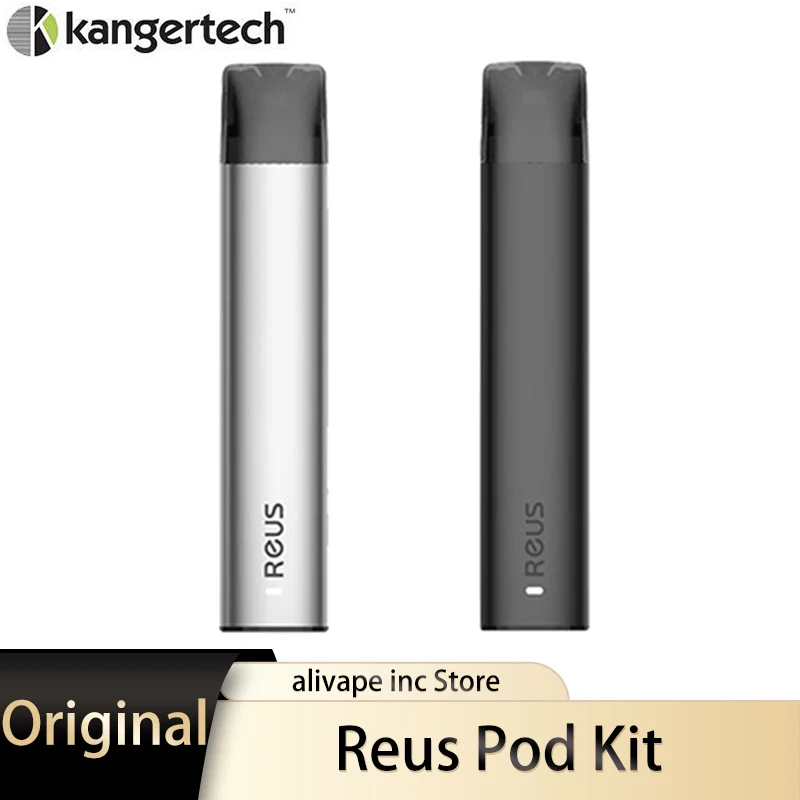 Original Kanger Reus Kit 380mAh construido en batería Vape Pen Kit sistema de vaina de 1,2 ml cápsula Kit NiCr 1.9ohm E cigarrillo vaporizador
