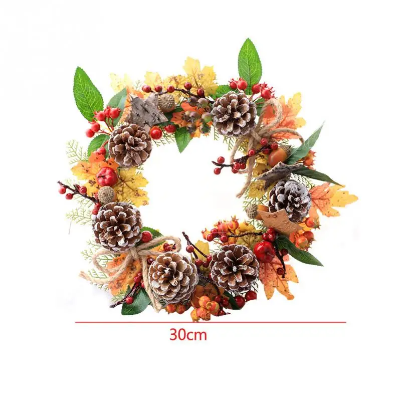 Пластиковые искусственные растения, Рождественская, Свадебная сцена, украшение для гостиной, создает праздничную атмосферу, головной убор, венок