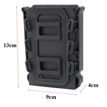 Тактический мягкий чехол-кобура с зажимом Molle подходит для 5,56 и 7,62 Mag