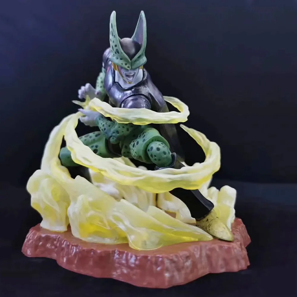 Anime Figures Dragon Ball Z Cell Kuji Ichiban PVC Toys Super Figurine Action Figma Collection Brinquedos Cell Goku Diorama Model