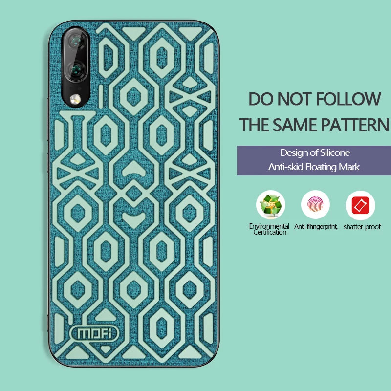 Для huawei p20 чехол силиконовый чехол для задней панели MOFi p20 pro мягкий tpu coque capas нескользящий противоударный жесткий Роскошный чехол
