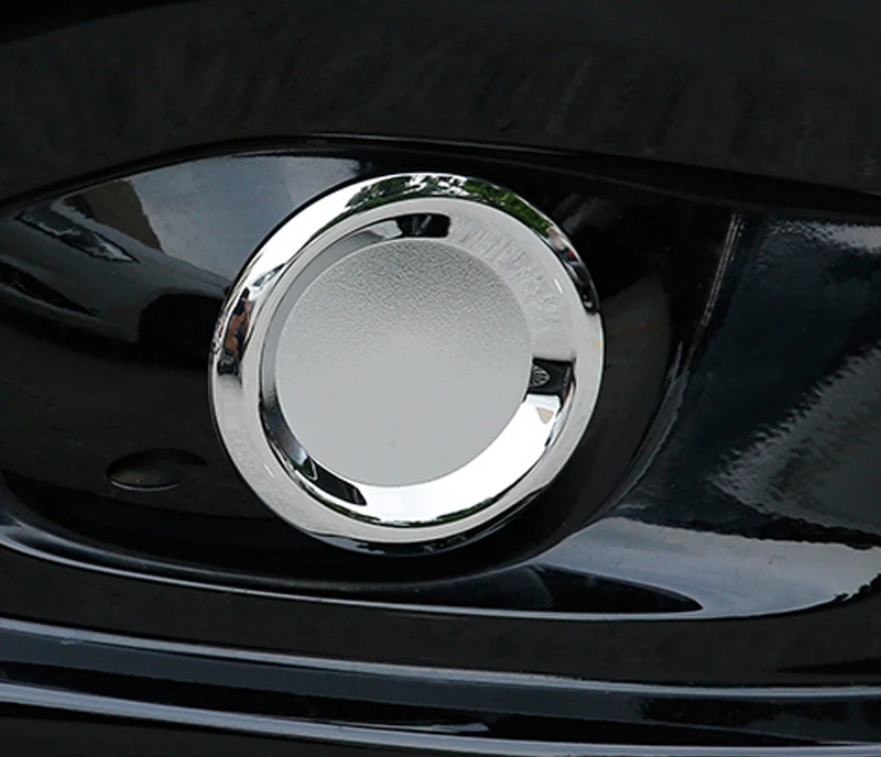 Стайлинг автомобиля передняя крышка противотуманной фары наклейки на раму для