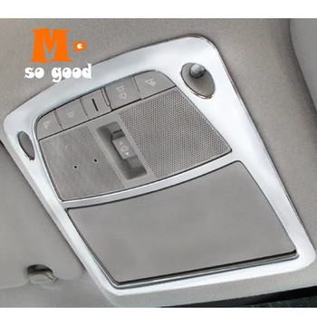 

2016 2018 2019 For Nissan Sylphy Car Front Reading Lampshade Light Frame Panel Cover Trim ABS Plastic Chrome Auto Accessories