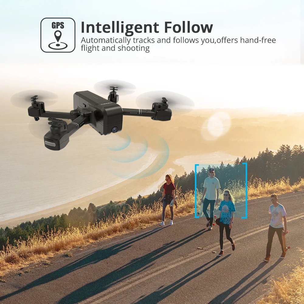 DEERC DE25 Дрон GPS Glonass FPV WIFI RC Дроны с камерой Full HD 1080P Профессиональный