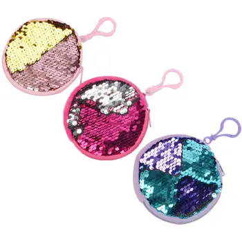 

Girl Boy Kid Hangable Sequin Mini Sparkle Bag Little Sequin Purse Coin Purses