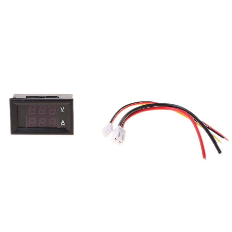 DC 0-100V 10A двойной светодиодный цифровой вольтметр Амперметр Напряжение усилитель