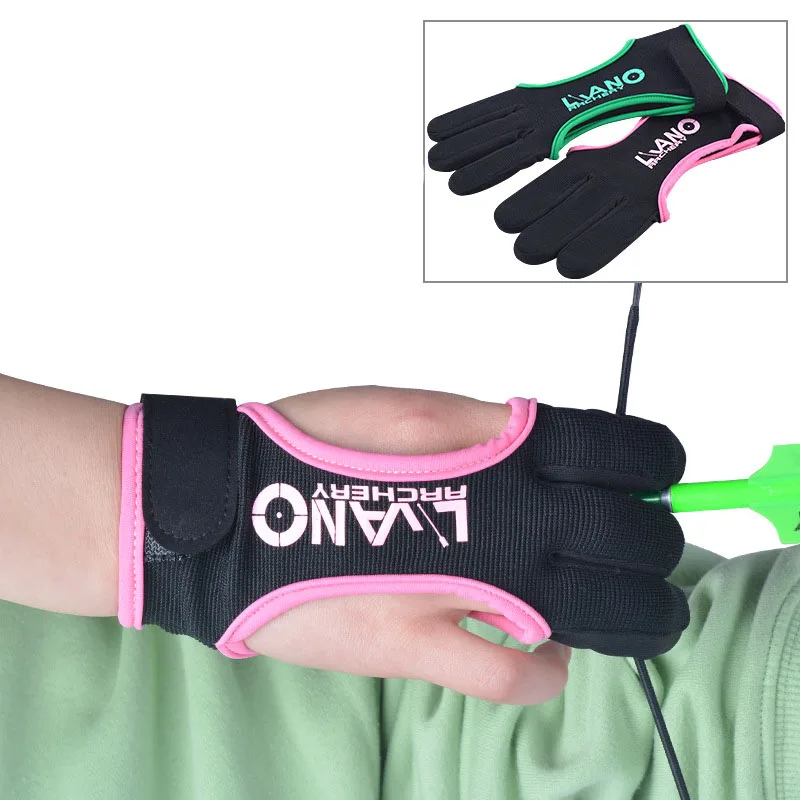 Bogenschießen Fingerschutz Einstellbar Handschuh Bogen Schutzausrüstung 2 