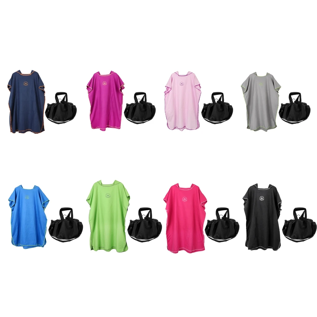 

Water Sports Surf Poncho Wetsuit Changing Robe w/ Changing Mat for Men Women Surfer Wetsuit Changing Mat Bag